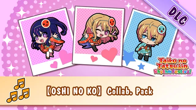 Capa de Taiko no Tatsujin: Rhythm Festival - 【OSHI NO KO】Collab. Pack