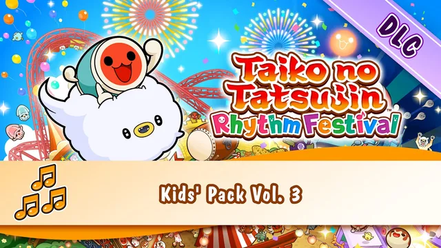 Capa de Taiko no Tatsujin: Rhythm Festival - Kids' Pack Vol. 3