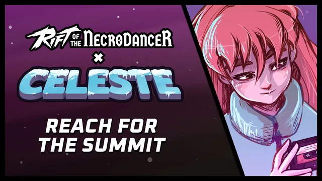 Capa de Rift of the NecroDancer: Celeste - "Reach for the Summit"
