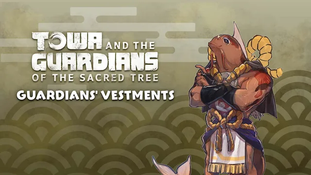Capa de Towa and the Guardians of the Sacred Tree - Trajes dos Guardiões