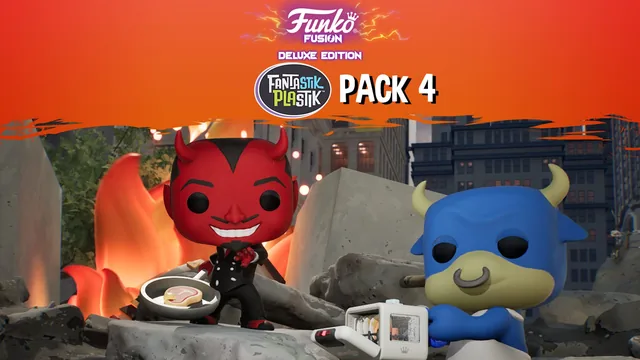 Capa de Funko Fusion Deluxe Edition - Fantastik Plastik Pack 4 - T-Bone + El Diablo (RETAIL ONLY)