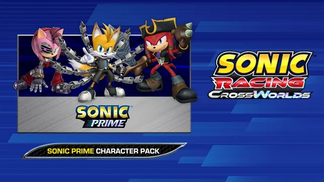 Capa de Sonic Racing: CrossWorlds - Pacote de Personagens Sonic Prime