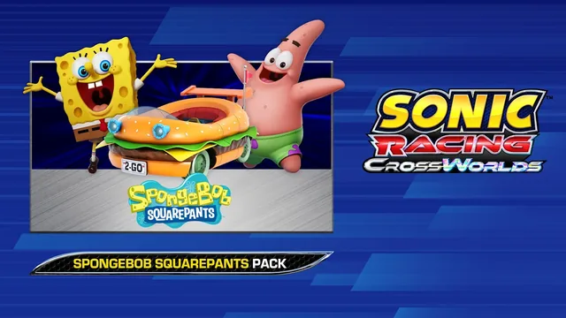 Capa de Sonic Racing: CrossWorlds - Pacote Bob Esponja