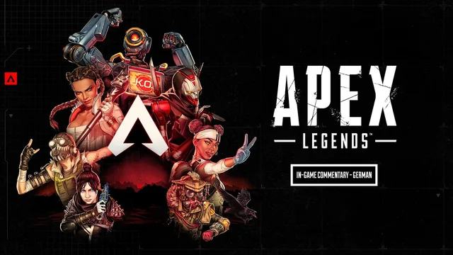Capa de Apex Legends - Diálogo de personagens em alemão