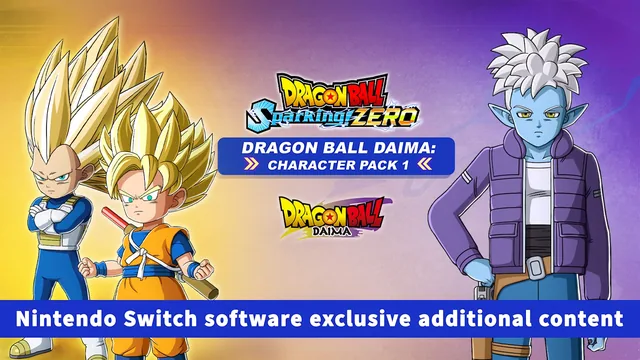 Capa de DRAGON BALL: Sparking! ZERO - DAIMA: Pacote de Personagens 1