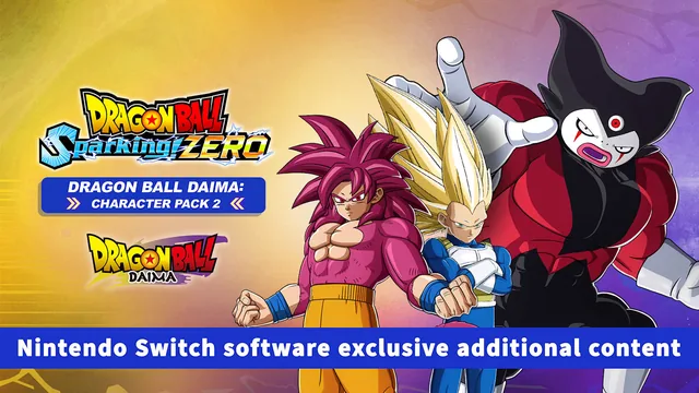 Capa de DRAGON BALL: Sparking! ZERO - Dragon Ball DAIMA: Pacote de Personagens 2