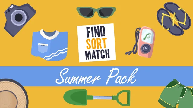 Capa de Find Sort Match - Summer Pack