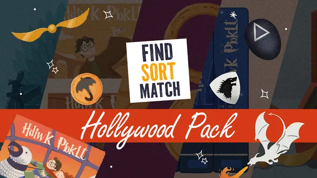 Capa de Find Sort Match - Hollywood Pack