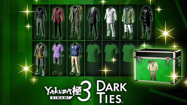 Capa de Yakuza Kiwami 3 & Dark Ties - Pacote de Trajes Lendários