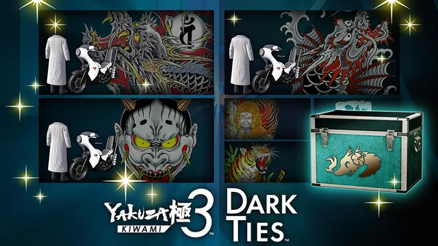 Capa de Yakuza Kiwami 3 & Dark Ties - Pacote de personalização das Rainhas da Gangue da Gasolina