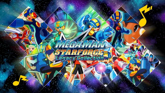 Capa de Mega Man Star Force Legacy Collection – Músicas de fundo da série Mega Man Battle Network