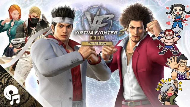 Capa de Pacote de colaboração com a série Yakuza