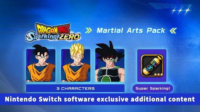 Capa de Pacote de Artes Marciais do DRAGON BALL: Sparking! ZERO