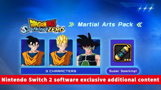 Capa de Pacote de Artes Marciais do DRAGON BALL: Sparking! ZERO