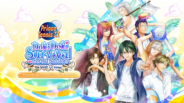 Capa de Pacote de melhoria The Prince of Tennis Doki Doki Survival ~eternal passion! Tie break ♡ game~ Nintendo Switch 2 Edition Upgrade Pack