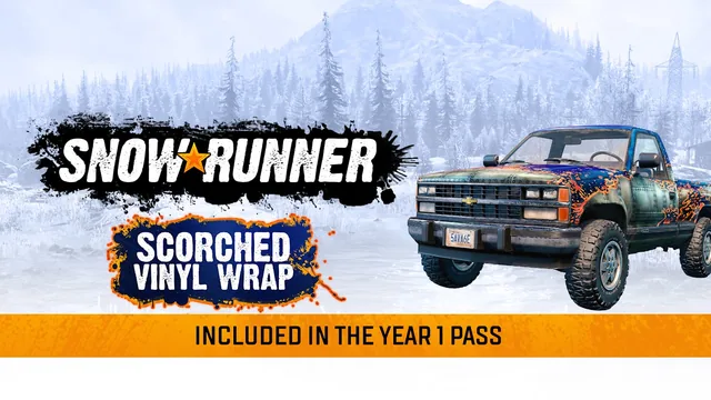 Capa de SnowRunner - Scorched Vinyl Wrap