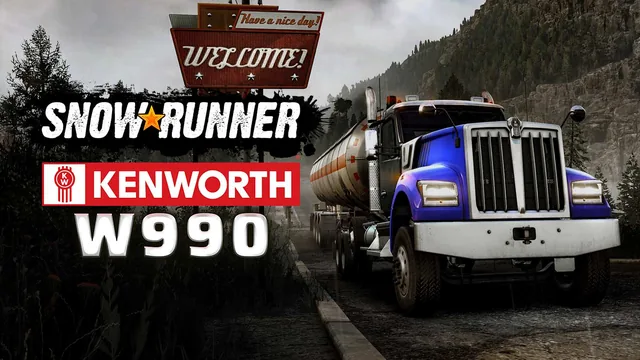 Capa de SnowRunner - Kenworth W990