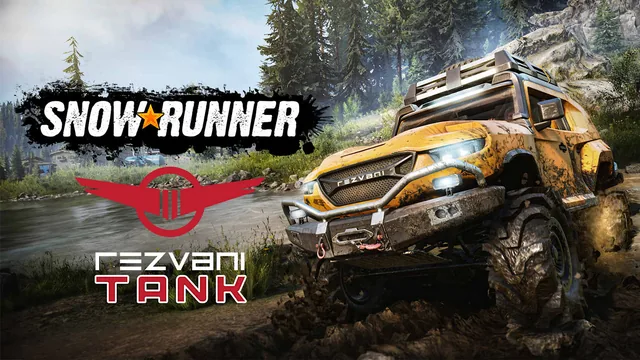 Capa de SnowRunner - Rezvani Tank
