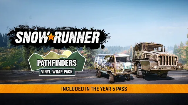 Capa de SnowRunner - Pathfinders Vinyl Wrap Pack