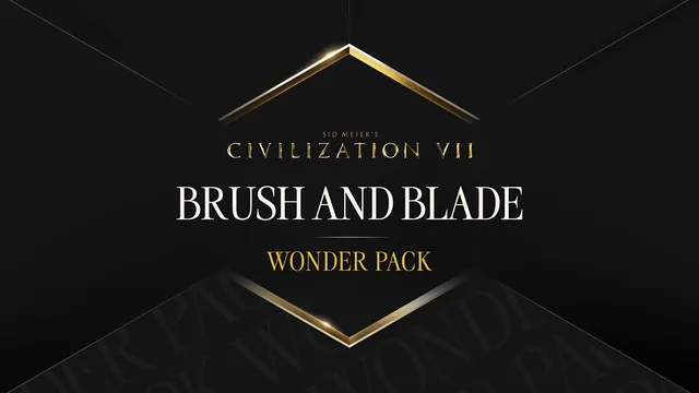 Capa de Sid Meier's Civilization® VII: Coleção Pincel e Lâmina - Pacote de Maravilha