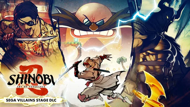 Capa de SHINOBI: Art of Vengeance - Fase Vilões da SEGA