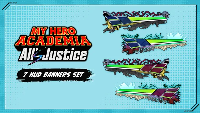 Capa de MY HERO ACADEMIA: All’s Justice - Conjunto de 7 Banners de HUD
