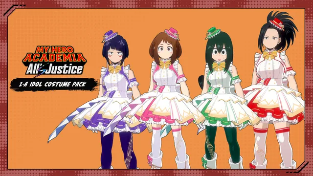 Capa de MY HERO ACADEMIA: All’s Justice - Pacote de Trajes Idol da 1-A