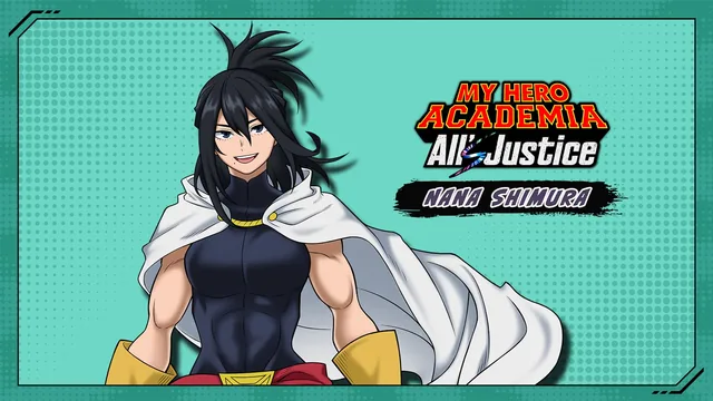Capa de MY HERO ACADEMIA: All’s Justice - Personagem jogável Nana Shimura