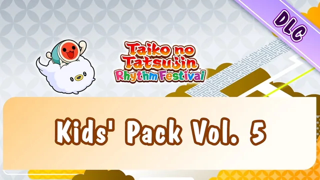 Capa de Taiko no Tatsujin: Rhythm Festival - Kids' Pack Vol. 5