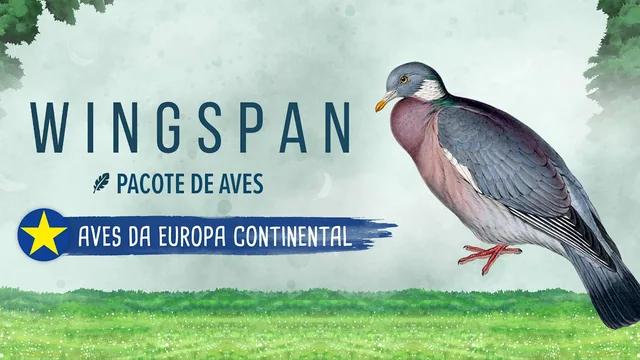Capa de Pacote de Aves de Wingspan: Aves da Europa Continental