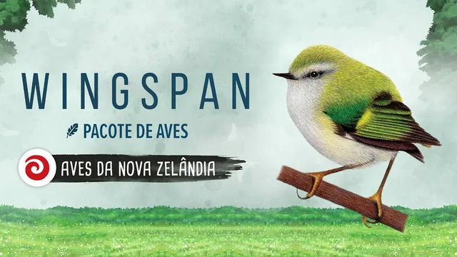 Capa de Pacote de Aves de Wingspan: Aves da Nova Zelândia