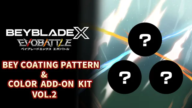 Capa de BEYBLADE X EVOBATTLE BEY COATING PATTERN & COLOR ADD-ON KIT VOL.2