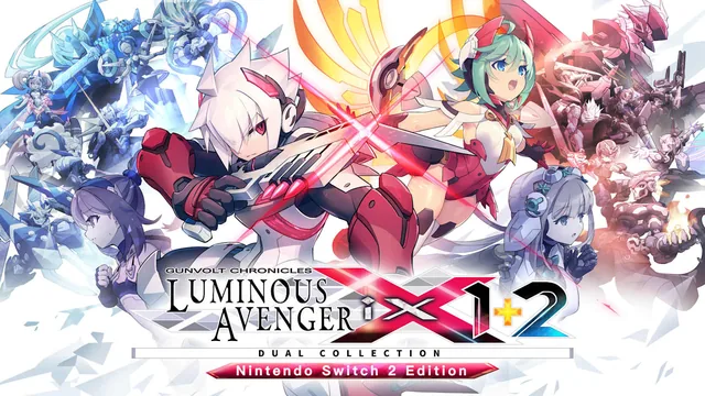 Capa de Gunvolt Chronicles: Luminous Avenger iX 1+2 Dual Collection pack de melhoria (Nintendo Switch™ 2 Edition)