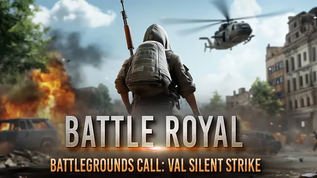 Capa de Battle Royal - Battlegrounds Call VAL Silent Strike