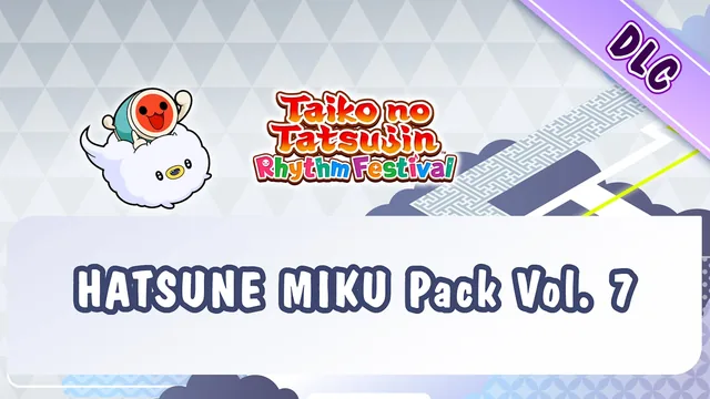 Capa de Taiko no Tatsujin: Rhythm Festival - Pacote HATSUNE MIKU Vol. 7