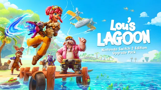 Capa de Lou's Lagoon – Nintendo Switch 2 Edition Upgrade Pack
