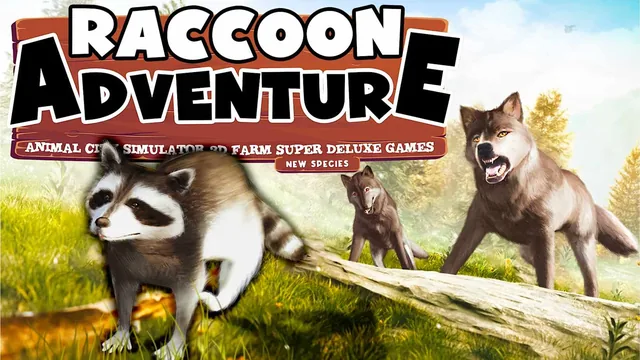 Capa de Raccoon Adventure: Animal City Simulator 3D Farm Super Deluxe – New Species
