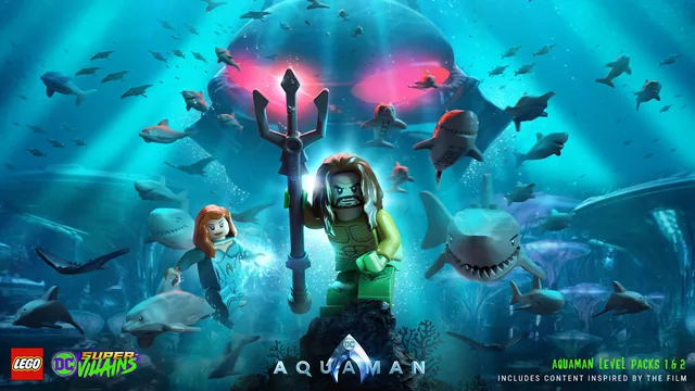 Capa de LEGO DC Super-Vilões Pacote Completo Aquaman