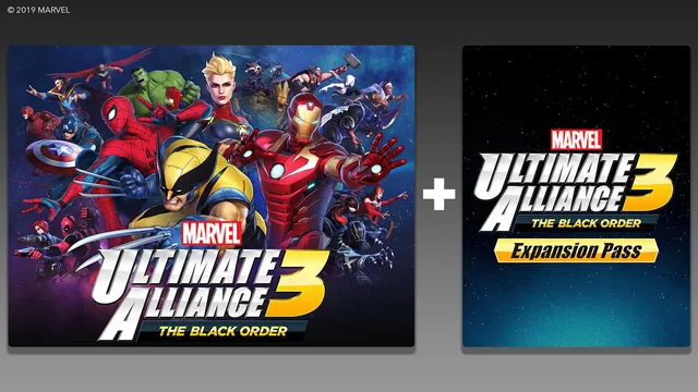 Capa de MARVEL ULTIMATE ALLIANCE 3: The Black Order and MARVEL ULTIMATE ALLIANCE 3: The Black Order Expansion Pass