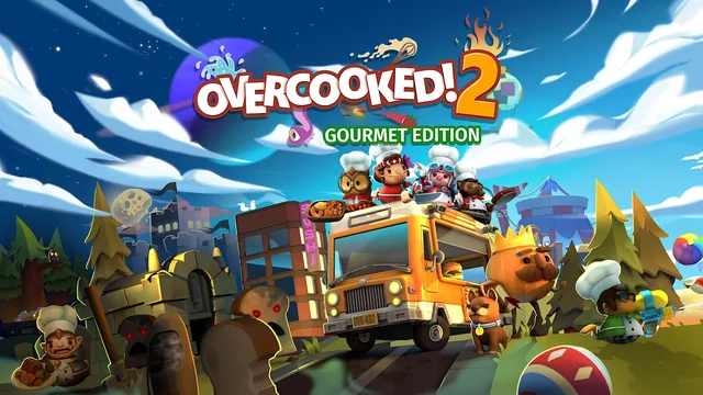Capa de Overcooked! 2 - Gourmet Edition