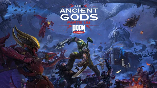 Capa de DOOM Eternal: The Ancient Gods – Parte Um