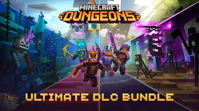 Capa de Minecraft Dungeons Pacote DLC Ultimate