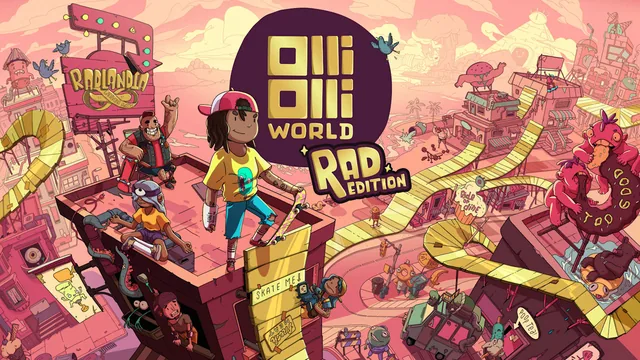 Capa de OlliOlli World Rad Edition