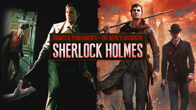 Capa de Pacote Sherlock Holmes: Crimes e Punishments + Sherlock Holmes: The Devil's Daughter