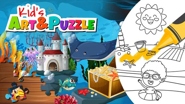 Capa de Kid's Art & Puzzle