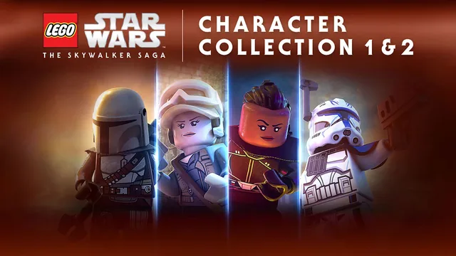 Capa de Coleções de Personagens 1 e 2 de LEGO® Star Wars™: A Saga Skywalker