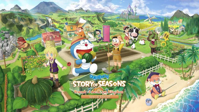 Capa de DORAEMON STORY OF SEASONS: Friends of the Great Kingdom Special Edition