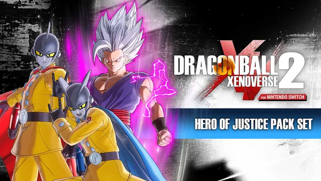 Capa de DRAGON BALL XENOVERSE 2 - HERO OF JUSTICE PACK SET