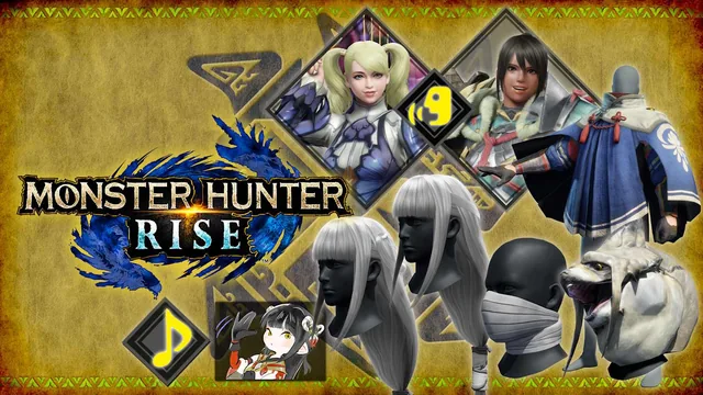 Capa de Monster Hunter Rise Extra Pacote de DLC