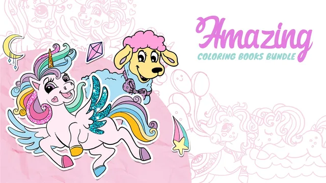 Capa de Amazing Coloring Books Bundle